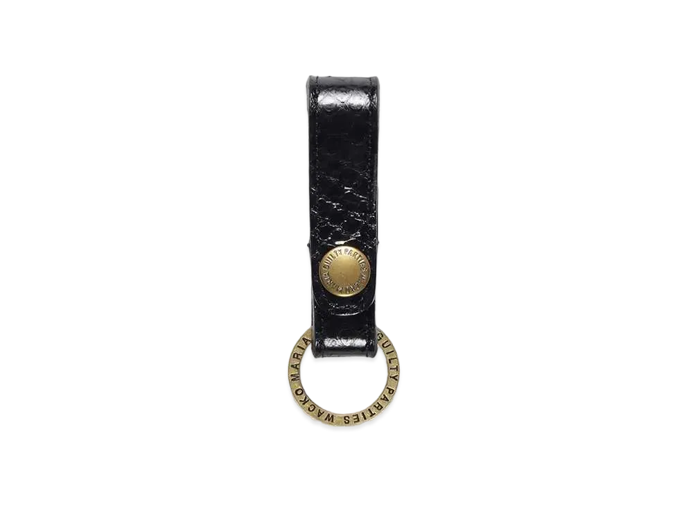 WACKO MARIA Python Leather Key Holder "Black"