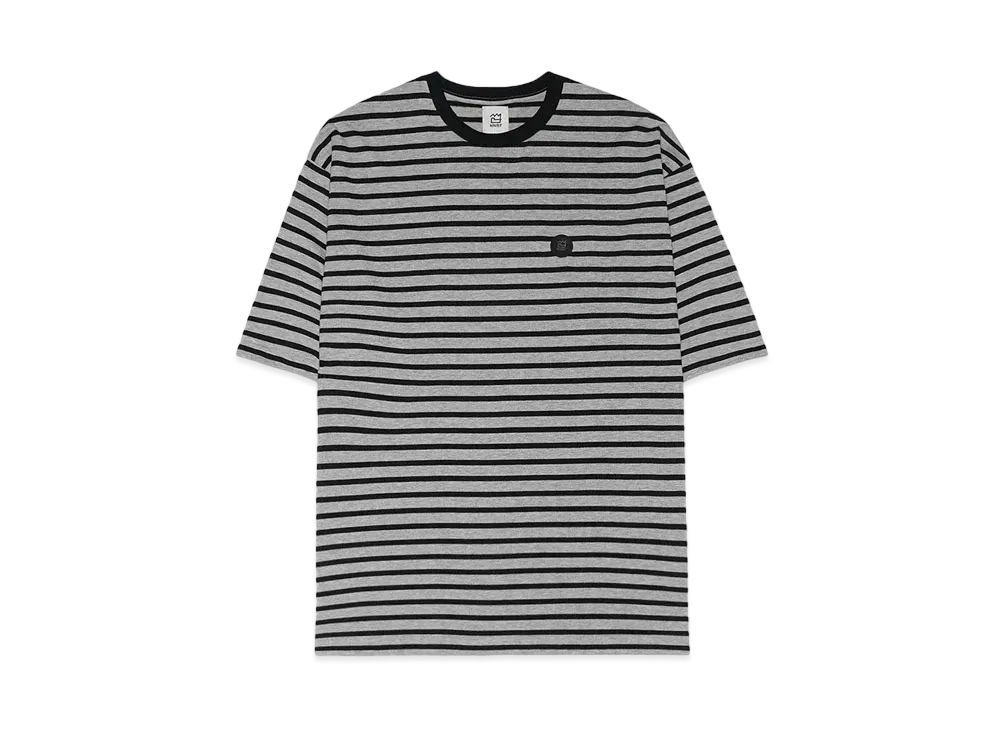 NNBF BORDER T-SHIRTS "GREY"