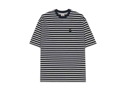 NNBF BORDER T-SHIRTS "NAVY"