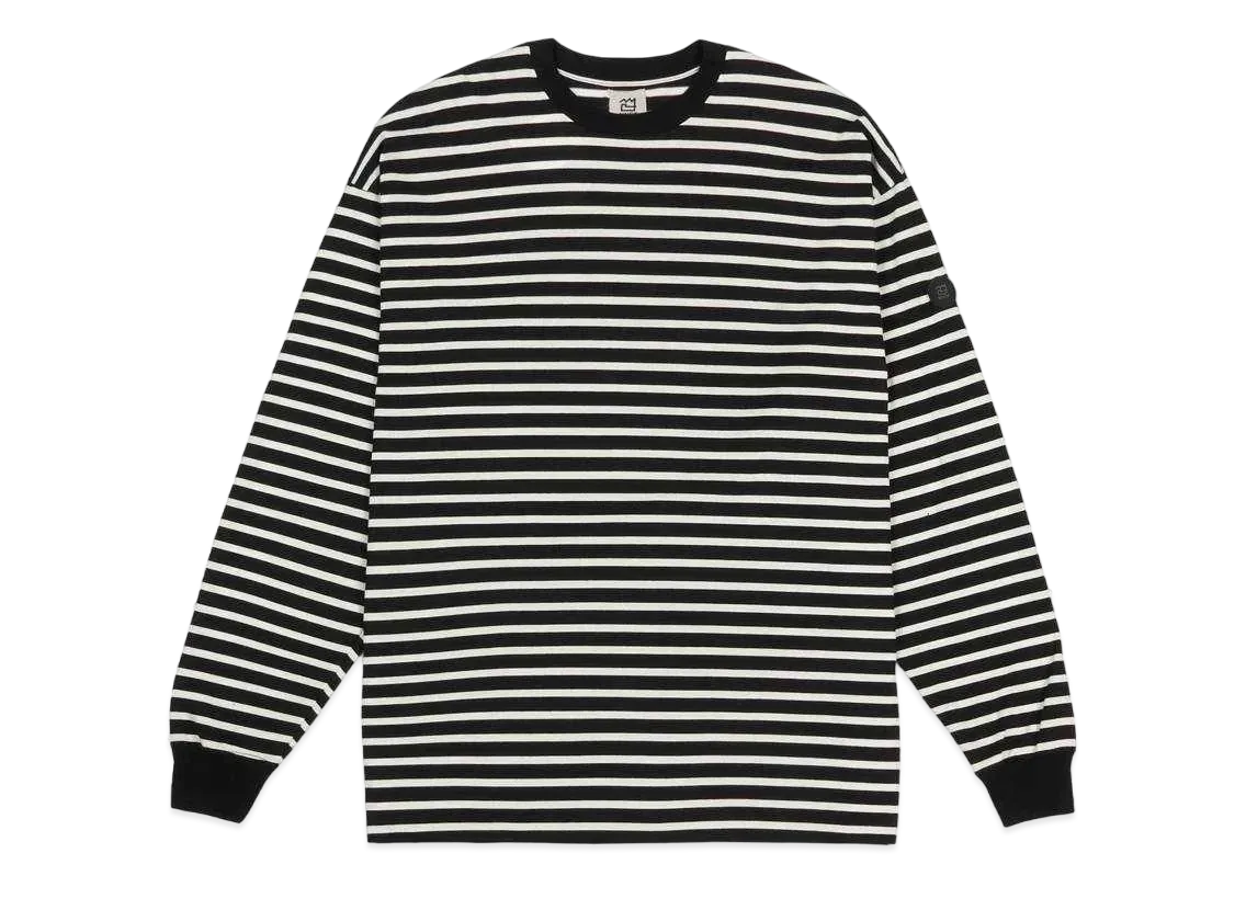 NNBF L/S BODER T-SHIRTS "BLACK"