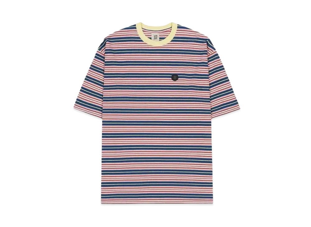 NNBF MULTI BORDER T-SHIRTS "NAVY"