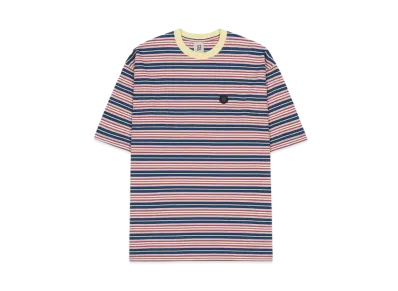 NNBF MULTI BORDER T-SHIRTS "NAVY"