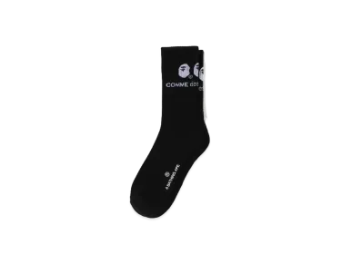 A BATHING APE x CDG OSAKA Socks "Black"