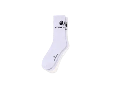 A BATHING APE x CDG OSAKA Socks "White"