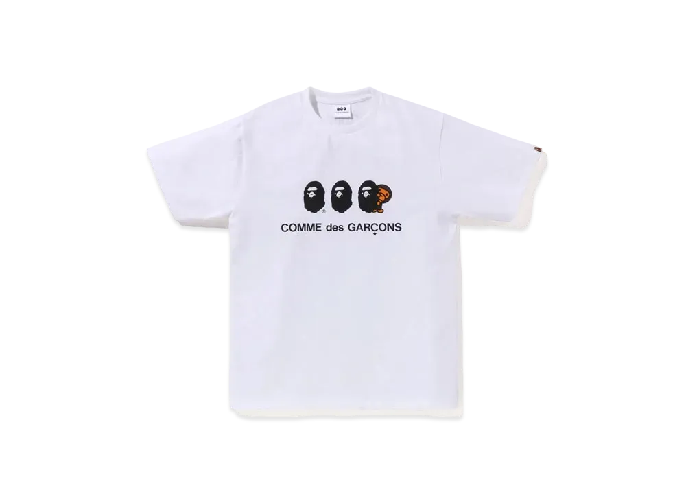 A BATHING APE x CDG OSAKA Tee #1 "White"
