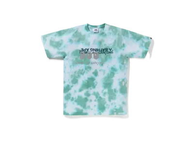 A BATHING APE x CDG OSAKA Tie Dye Tee "Green"