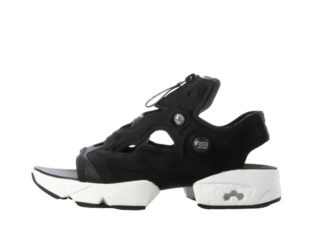 Reebok Women's Instapump Fury Sandal Zip "Black/White"
