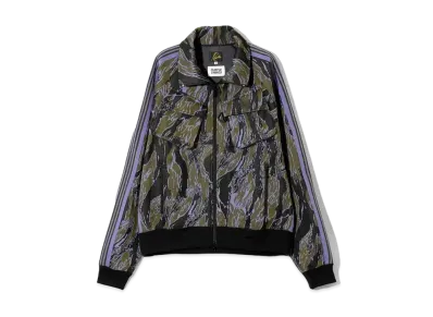 Needles x PURPLE THINGS Track Jacket - BDU / Poly Jq. "Tiger Camo/Purple"