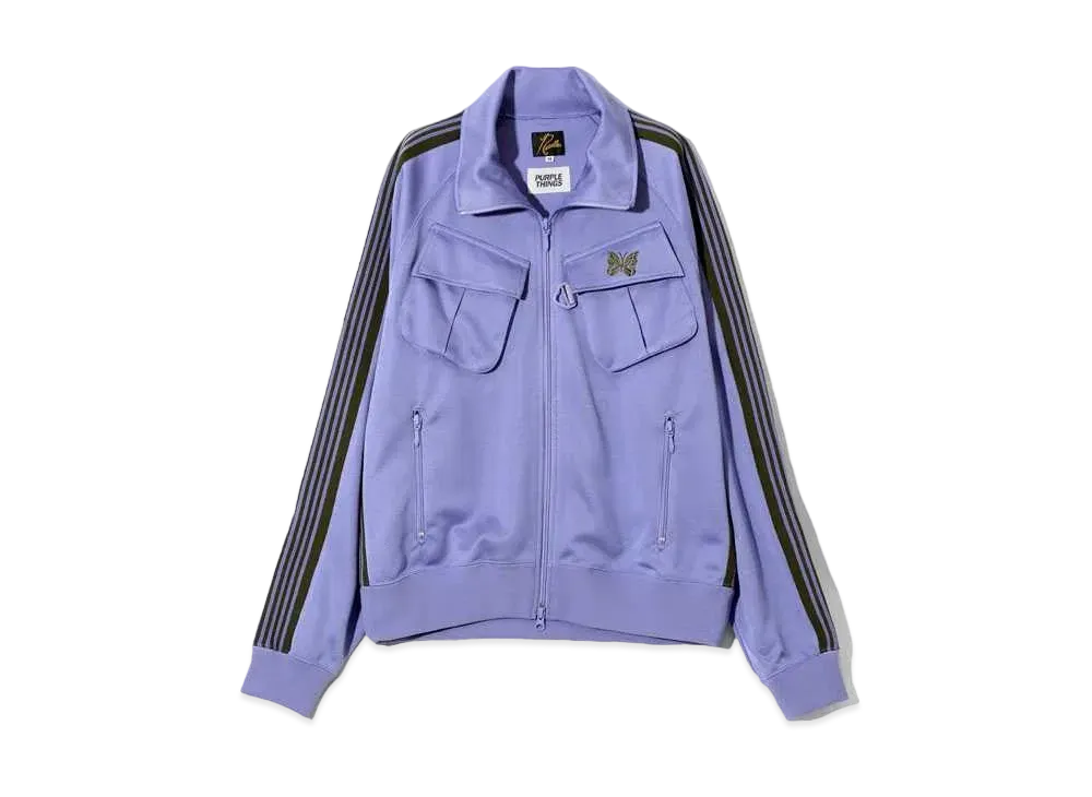 Needles x PURPLE THINGS Track Jacket - BDU / Poly Smooth "Purple"
