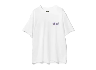Needles x PURPLE THINGS S/S Crew Neck Tee - Cotton Jersey "White"