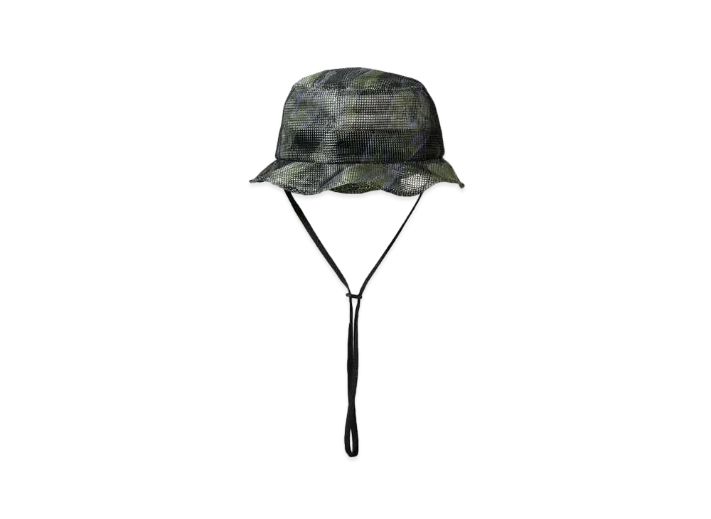 Needles x PURPLE THINGS Bucket Hat - Heavyweight Mesh "Tiger Camo/Purple"