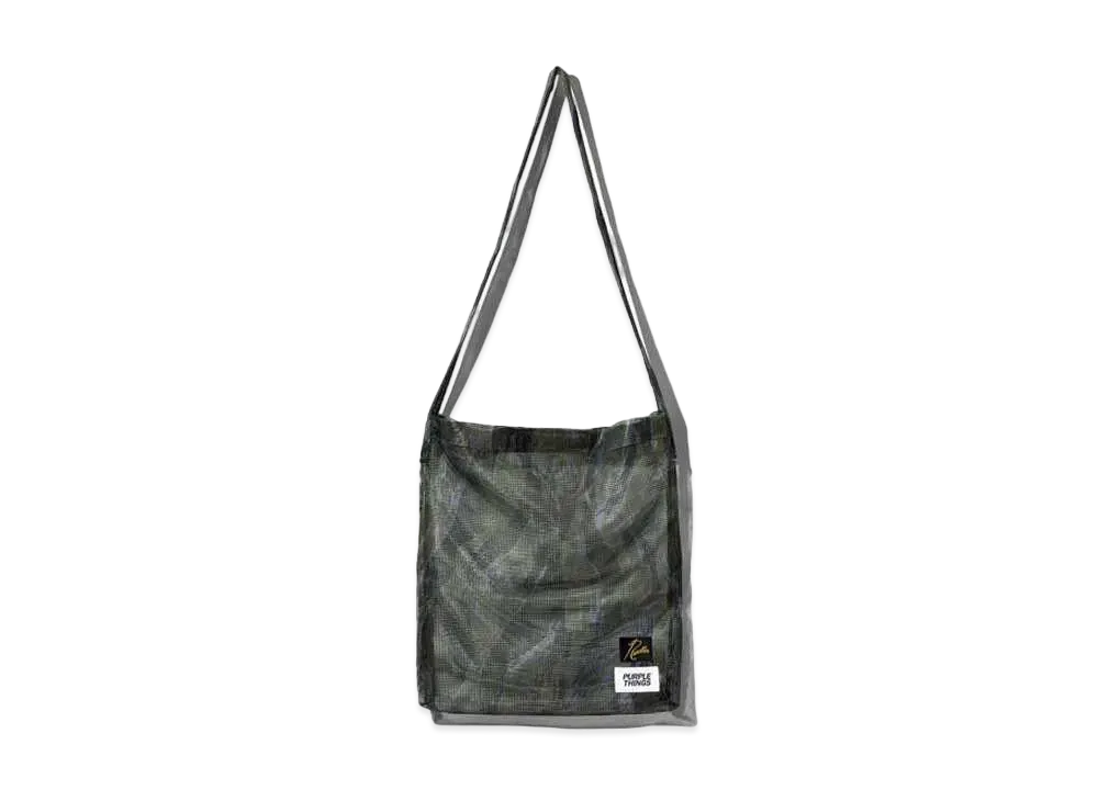 Needles x PURPLE THINGS Book Bag - Heavyweight Mesh "Tiger Camo/Purple"