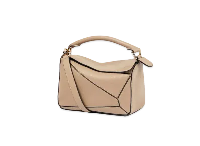 LOEWE Small Puzzle Bag In Soft Grained Calfskin "Sand"