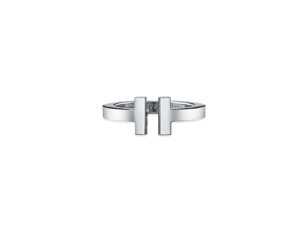Tiffany & Co. Tiffany T Square Ring "White Gold"