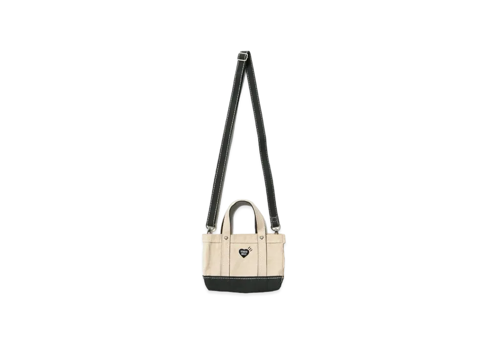 ヒューマン メイド ヘビー キャンバス ミニ ショルダー トート "ネイビー"