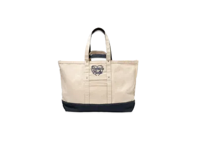 HUMAN MADE Heavy Canvas Tote Large "Navy"