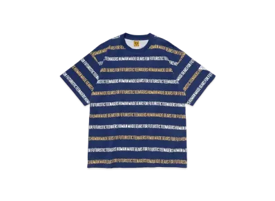 HUMAN MADE HM Striped T-Shirt "Navy"