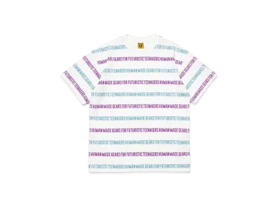 HUMAN MADE HM Striped T-Shirt "White"