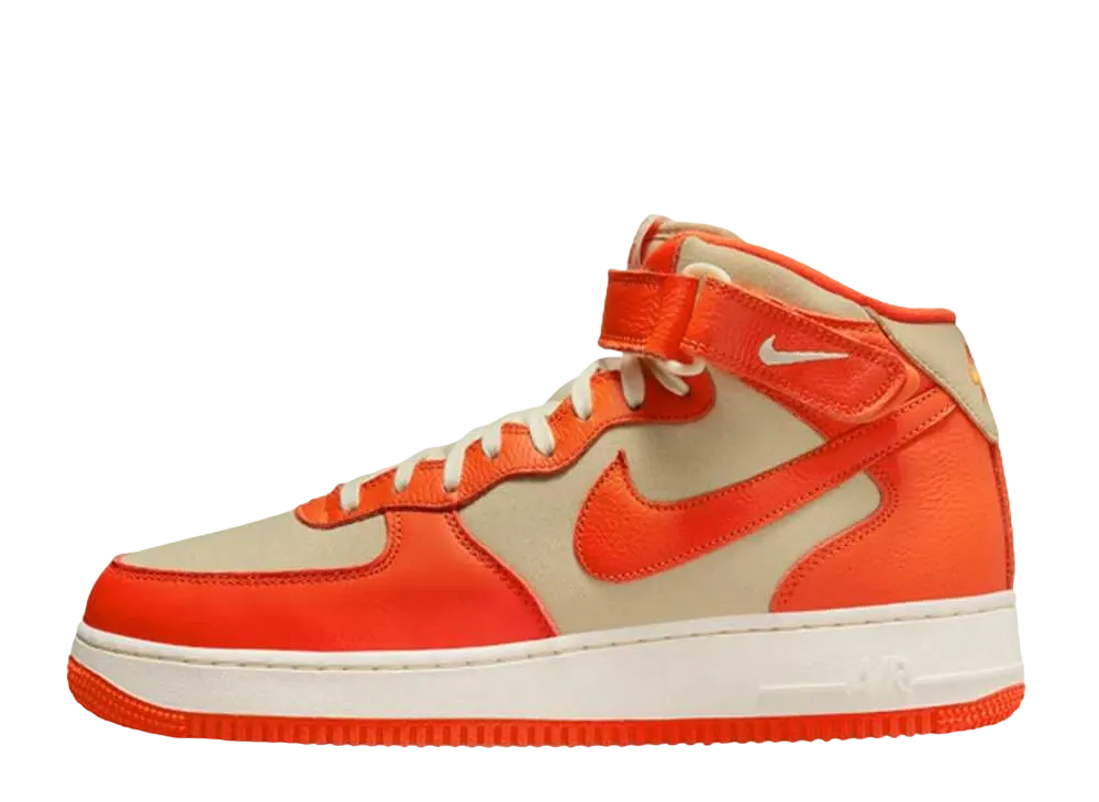 Nike Air Force 1 Mid '07 LX NBHD "Team Gold/Safety Orange"