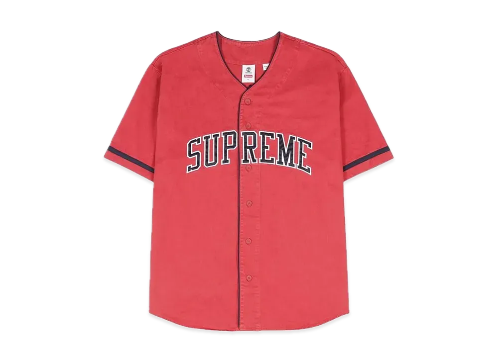 Supreme / Timberland Baseball Jersey "Red"