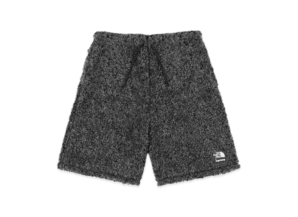 Supreme x The North Face High Pile Fleece Short "Black"