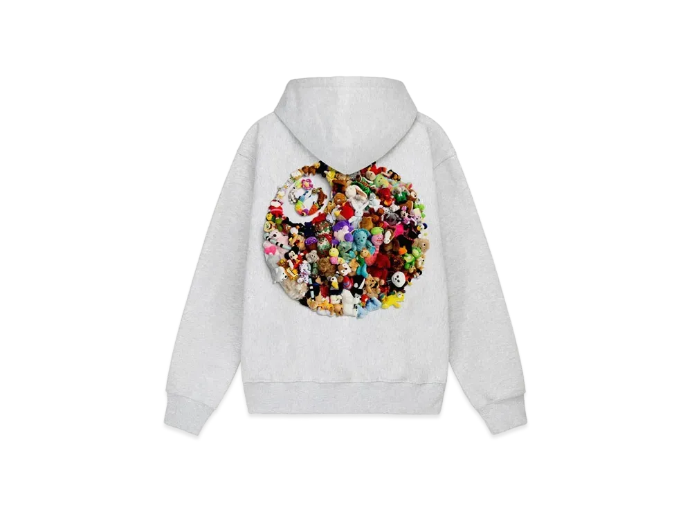 Stussy Plush Hoodie "Ash Heather"