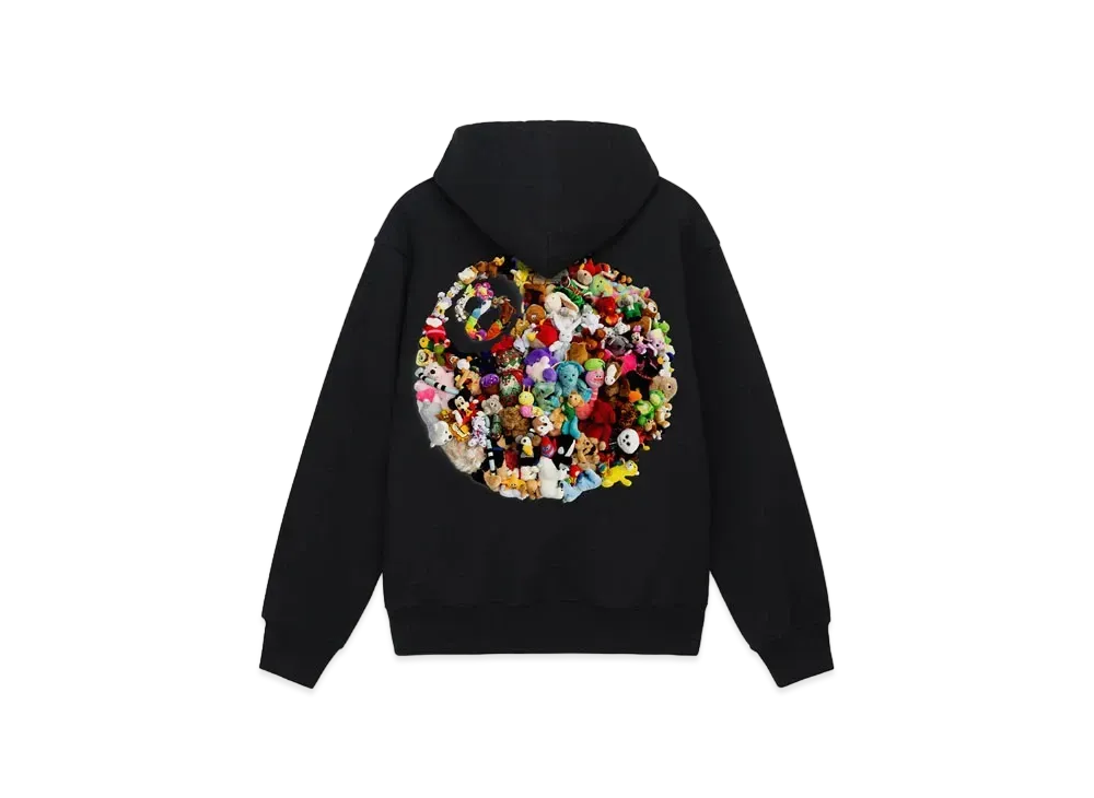 Stussy Plush Hoodie "Black"