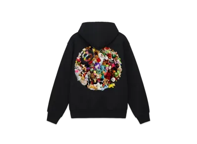 Stussy Plush Hoodie "Black"