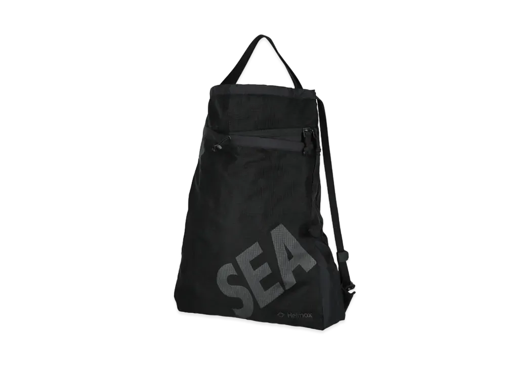 WIND AND SEA x Helinox Gym Sack "Black"
