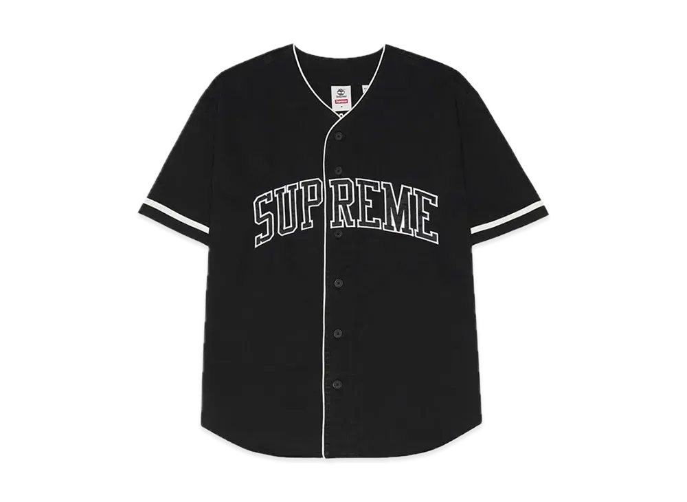 Supreme / Timberland Baseball Jersey "Black"