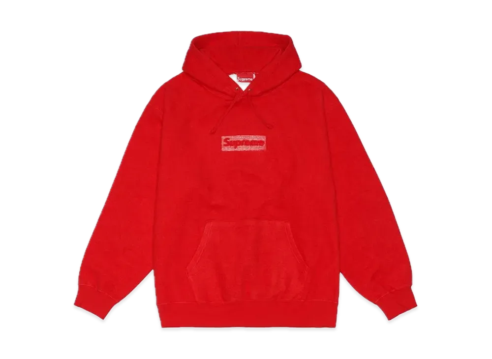Supreme Inside Out Box Logo Hooded Sweatshirt "Red"