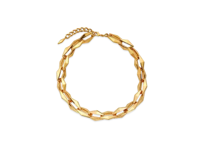 Jimmy Choo Diamond Chain Necklace "Gold"