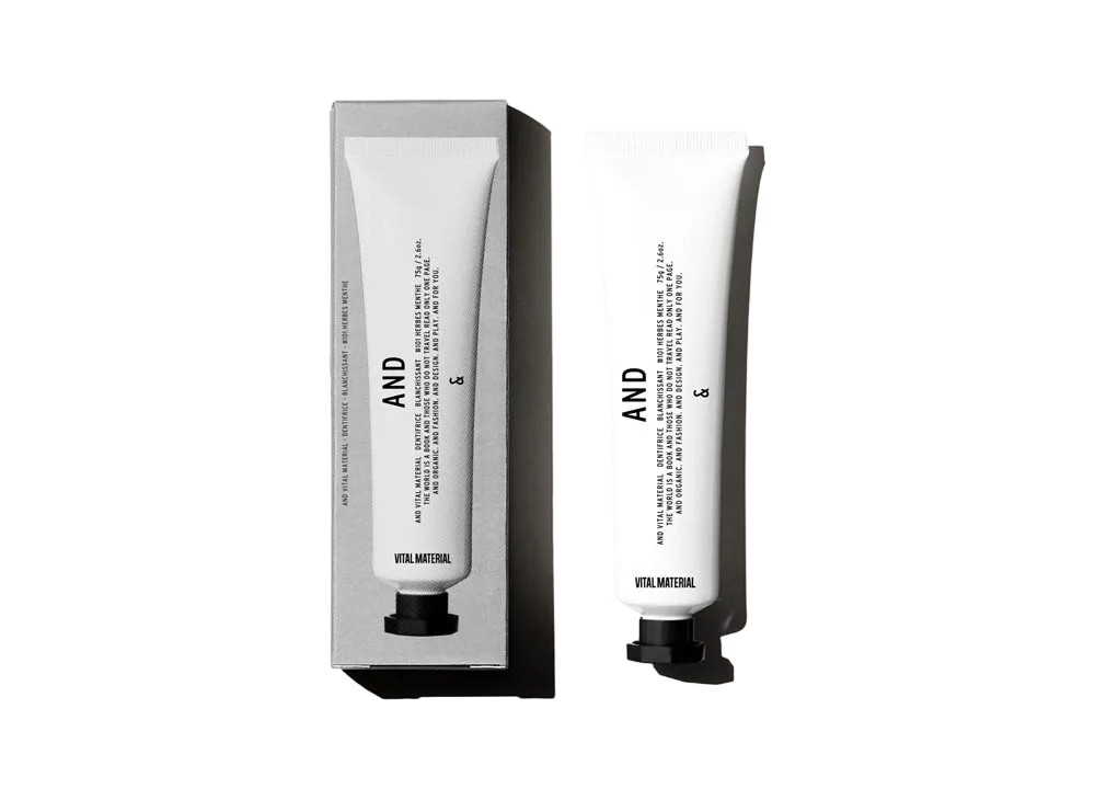 VITAL MATERIAL AND Toothpaste Herb Mint White 75g