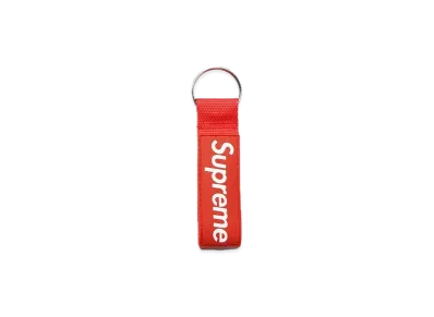 Supreme Webbing Keychain "Red" (23SS)