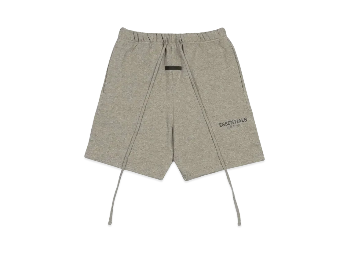 FEAR OF GOD ESSENTIALS Sweatshort "Dark Heather Oatmeal"