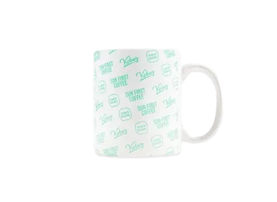 SNKRDUNK x Keboz x SUN FIRST COFFEE Logo Mug "LIGHT BLUE"