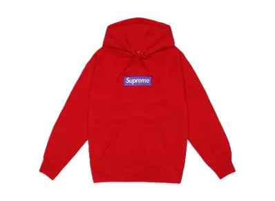 Supreme Box Logo Hooded Sweatshirt "Red" (17FW)