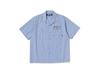 NEIGHBORHOOD Stripe Work Shirt SS "Blue"
