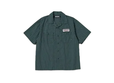 NEIGHBORHOOD Stripe Work Shirt SS "Green"