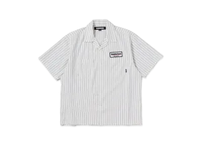 NEIGHBORHOOD Stripe Work Shirt SS "White"