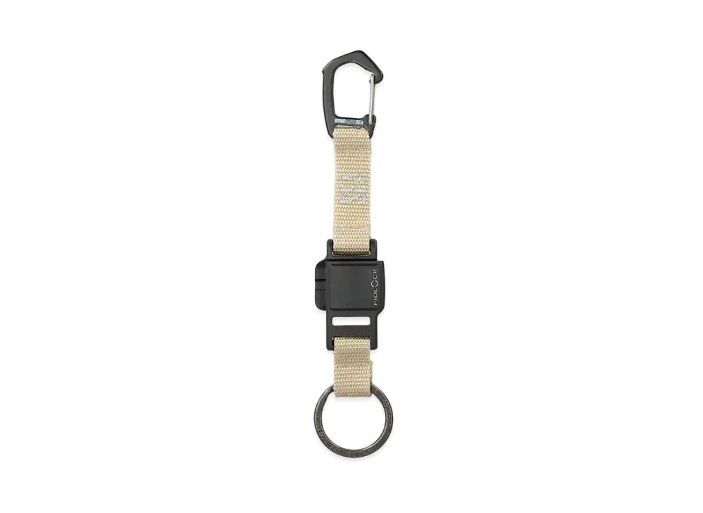 WIND AND SEA Military Surplus Karbiner Key Ring "Sea Brown"