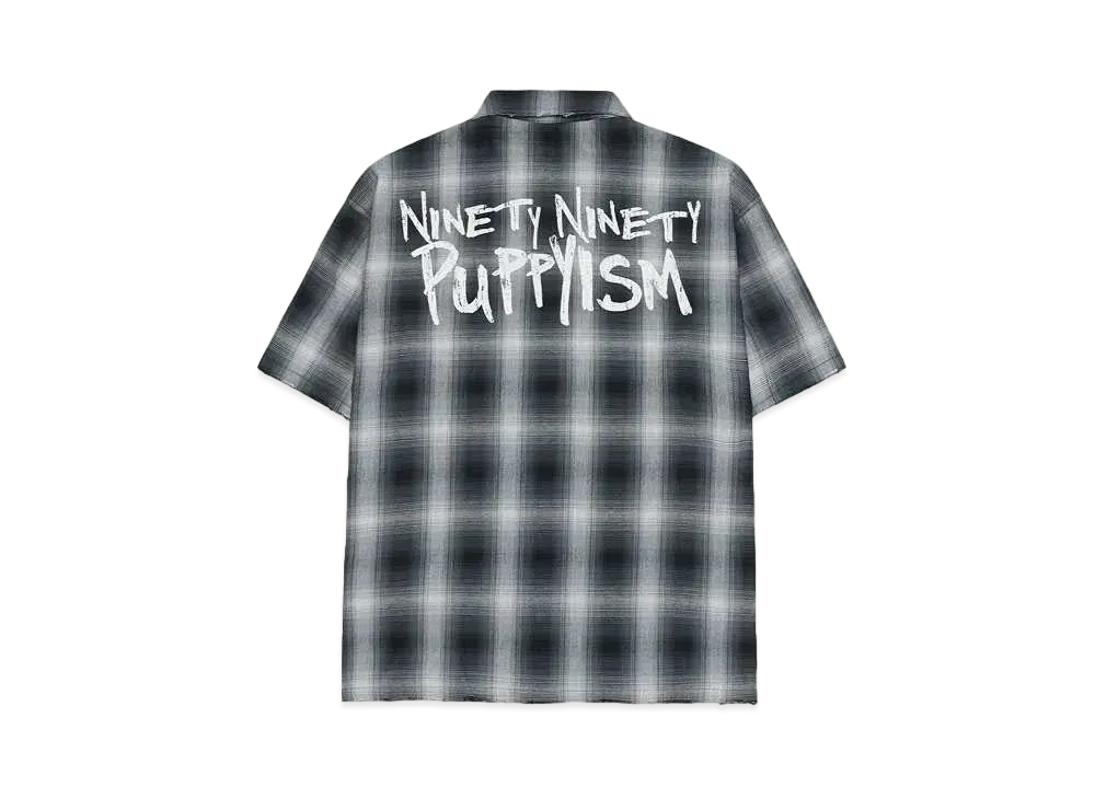 9090 PUPPYISM Original Ombre Shirt "Black"