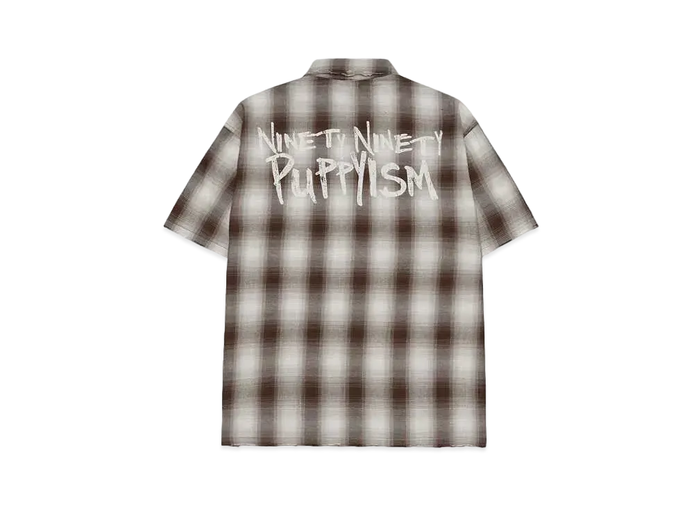 9090 PUPPYISM Original Ombre Shirt "Brown"