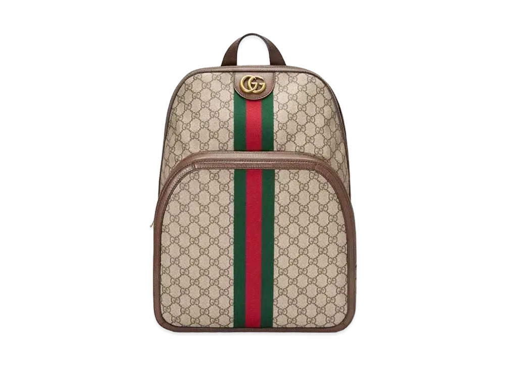 GUCCI GG Supreme Ophidia GG Medium Backpack "Beige/Ebony"