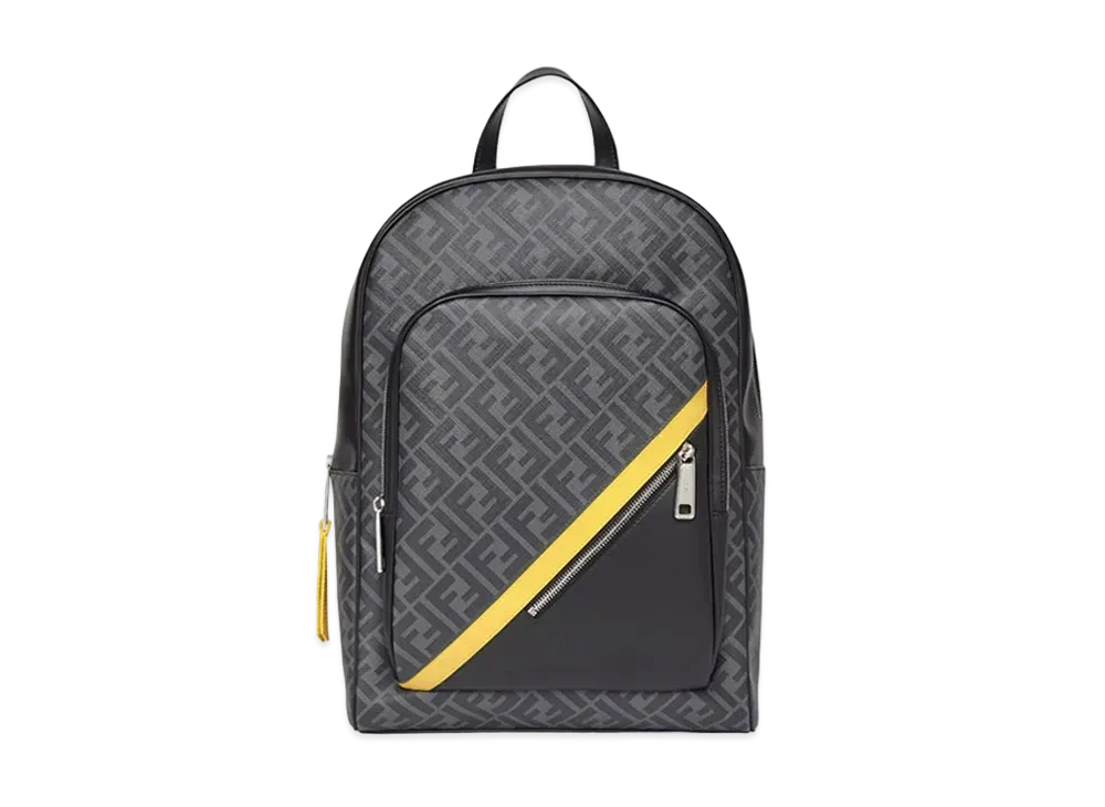 FENDI Backpack FF Fabric "Black"