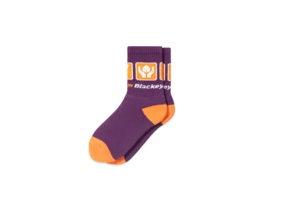 Black Eye Patch Dotcom Socks "Purple"