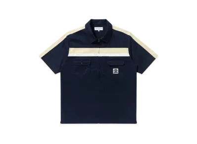 Black Eye Patch Genuine Product Racing Work Shirt "Navy"