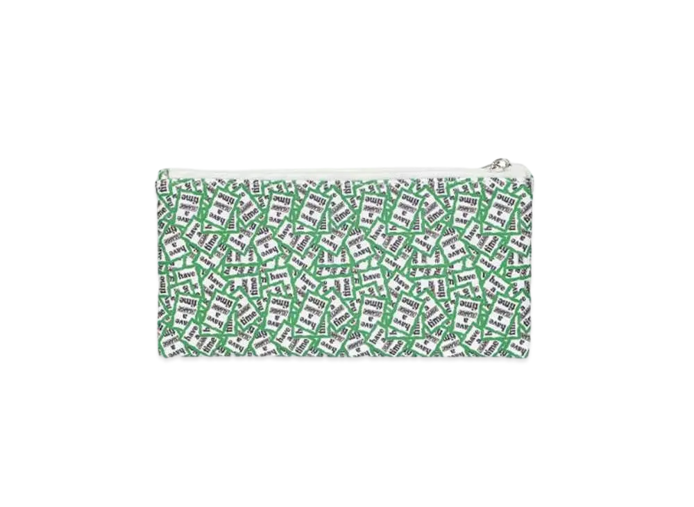 XLARGE x have a good time Flat Pouch "Green"