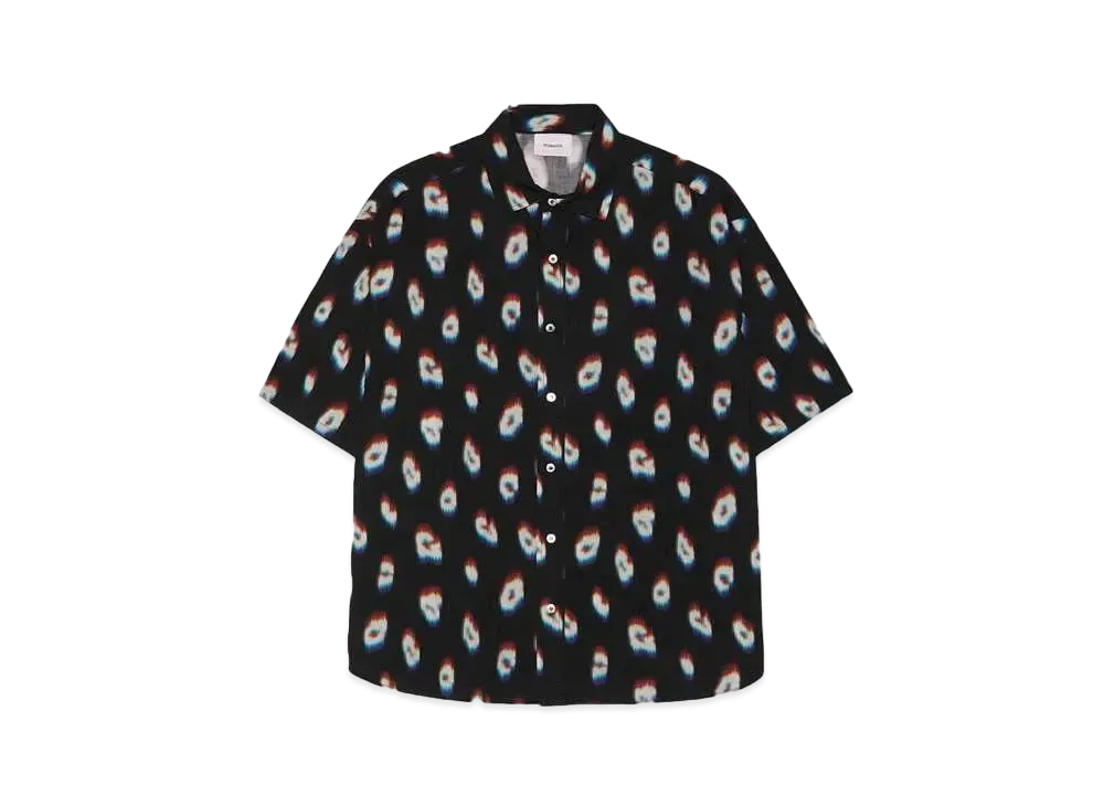 iroquois GLITCH LEOPARD H/S BIG SH "BLK"