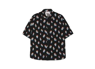 iroquois GLITCH LEOPARD H/S BIG SH "BLK"